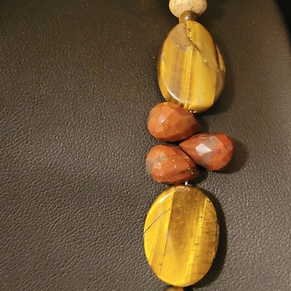 Estate Studio Barse Tigers Eye & Multi Stone Necklace - Picture 3 of 6